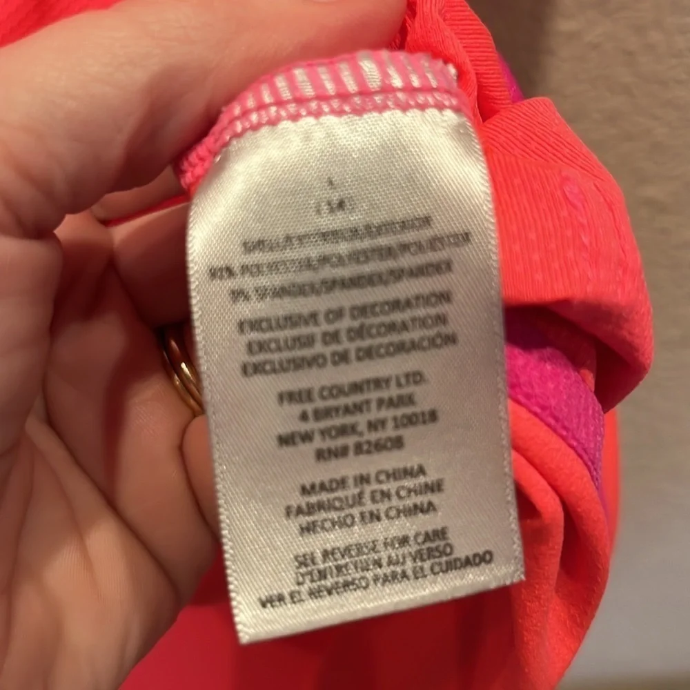 Free Country Girl’s Large Pink Swimsuit Coverup Size 14